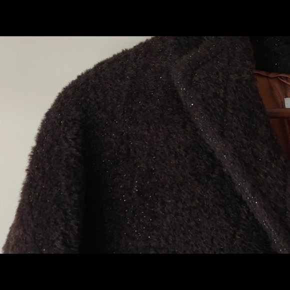 Jessica by Christopher L Belted Wool Blend Cape Coat - Picture 5 of 9